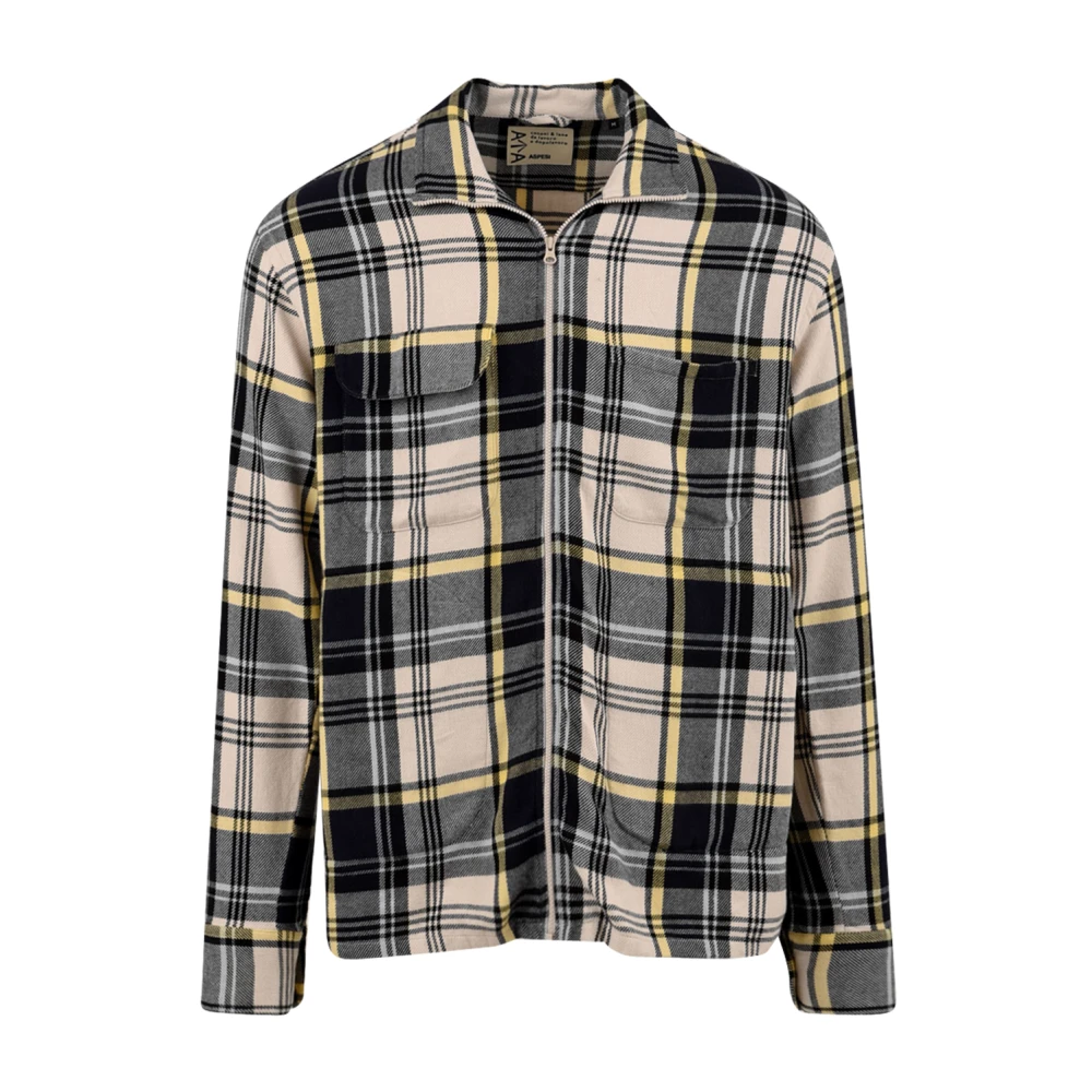 Aspesi Heldere Blauwe Overhemd Model Ce98 Multicolor Heren