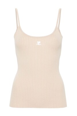 ribbed-knit-spaghetti-strap-top