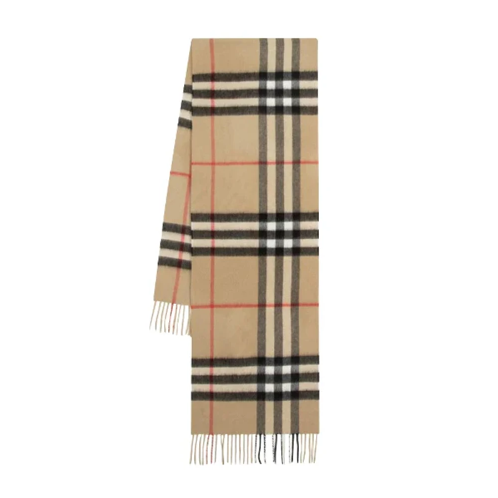 Burberry Fabric scarves Beige Dames