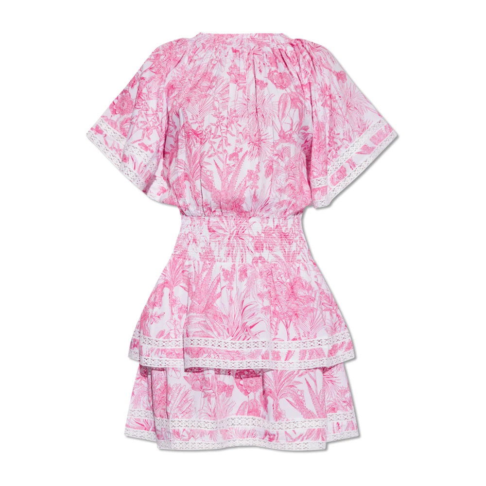 Melissa Odabash Micha strandklänning med blommigt mönster Pink, Dam