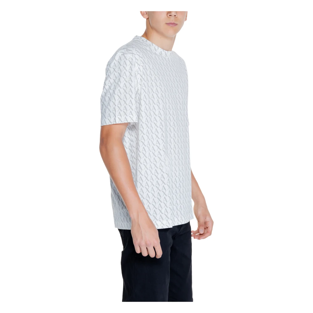 Armani Exchange Heren T-Shirt en Polo Collectie White Heren
