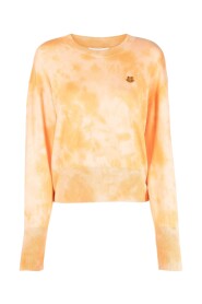 Suéter de algodón naranja claro