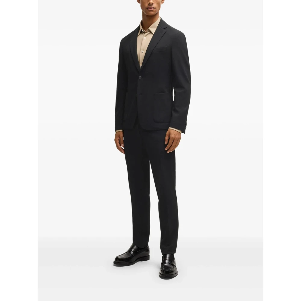 Hugo Boss Zwarte Jassen voor Mannen en Vrouwen Black Heren