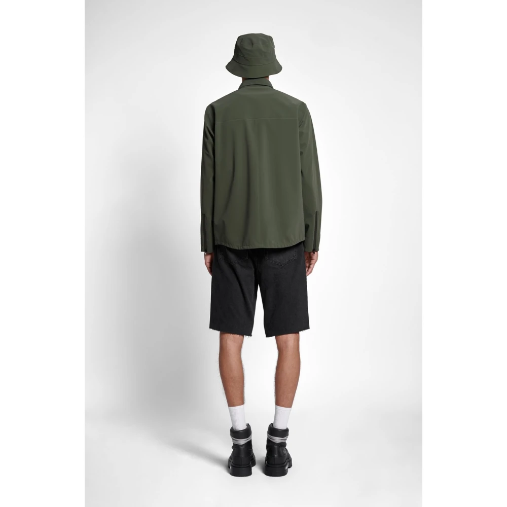 Stutterheim Waterdicht Mat Overshirt Green Heren