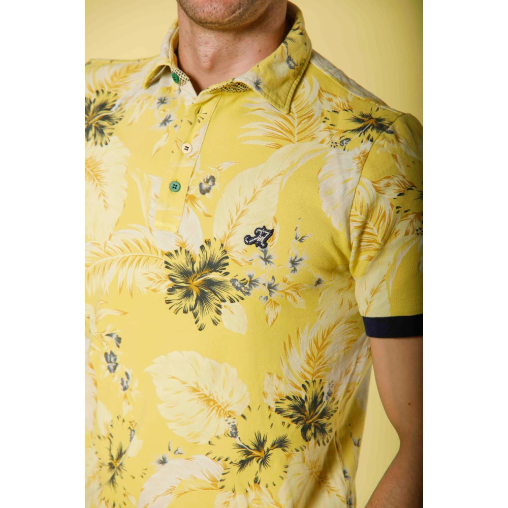 Mason's Polo Shirts Yellow Heren