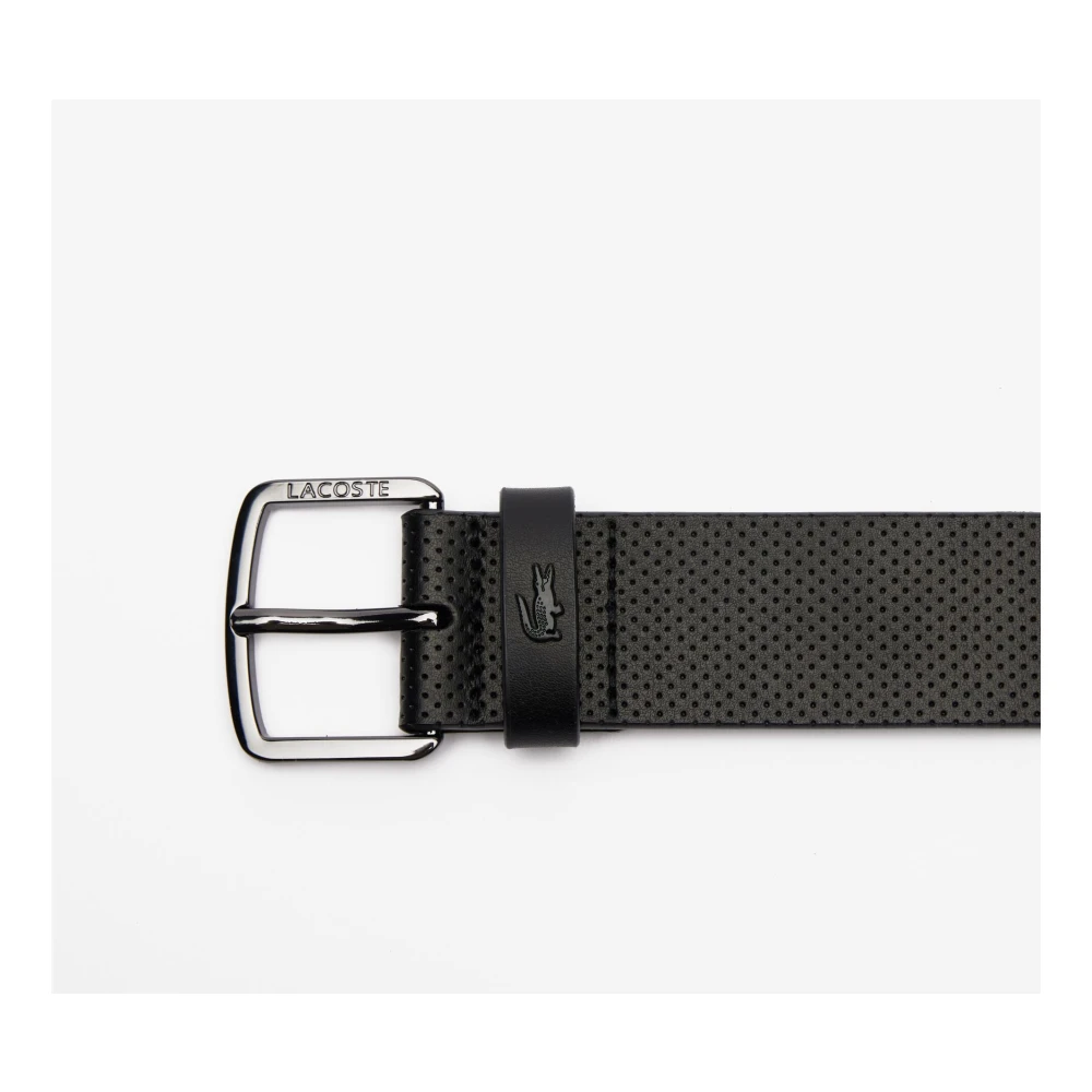 Lacoste Kerncollectie Heren Riem Zwart Black Heren