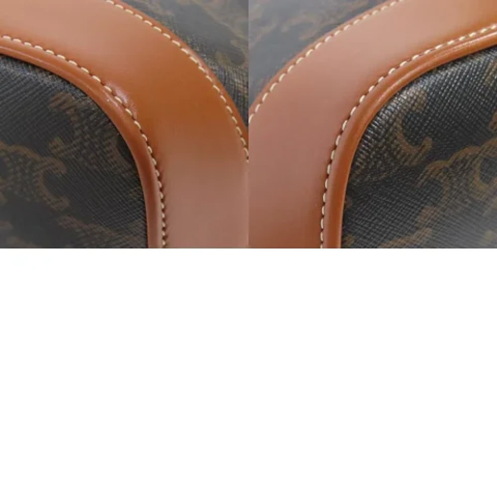Celine Vintage Pre-owned Plastic celine-bags Brown Dames