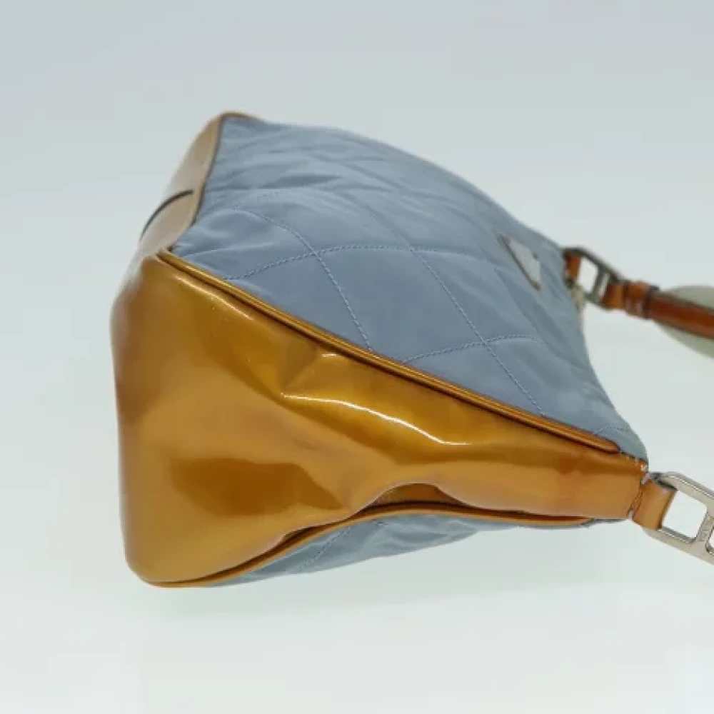 Prada Vintage Pre-owned Nylon prada-bags Blue Dames