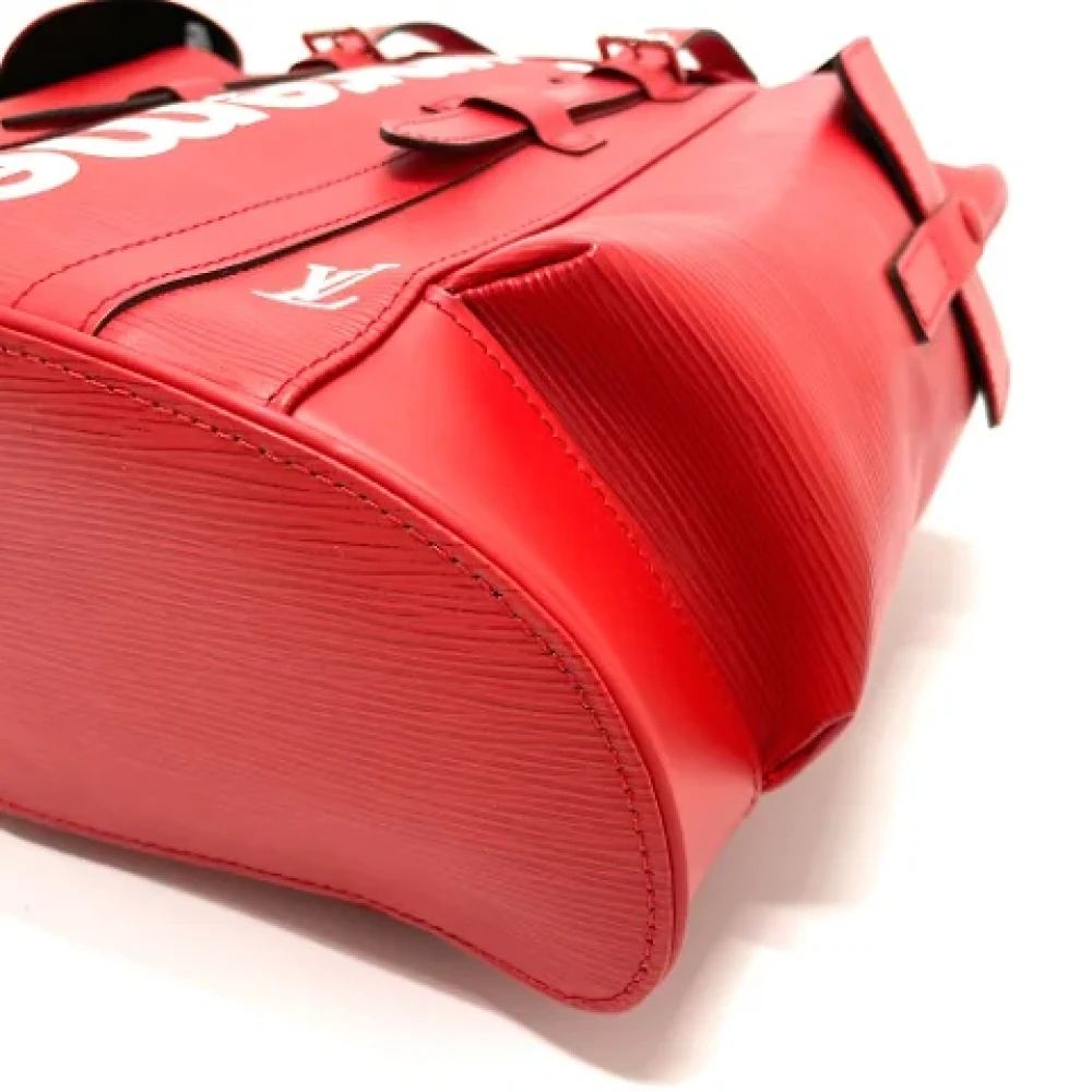 Louis Vuitton Vintage Pre-owned Leather louis-vuitton-bags Red Dames