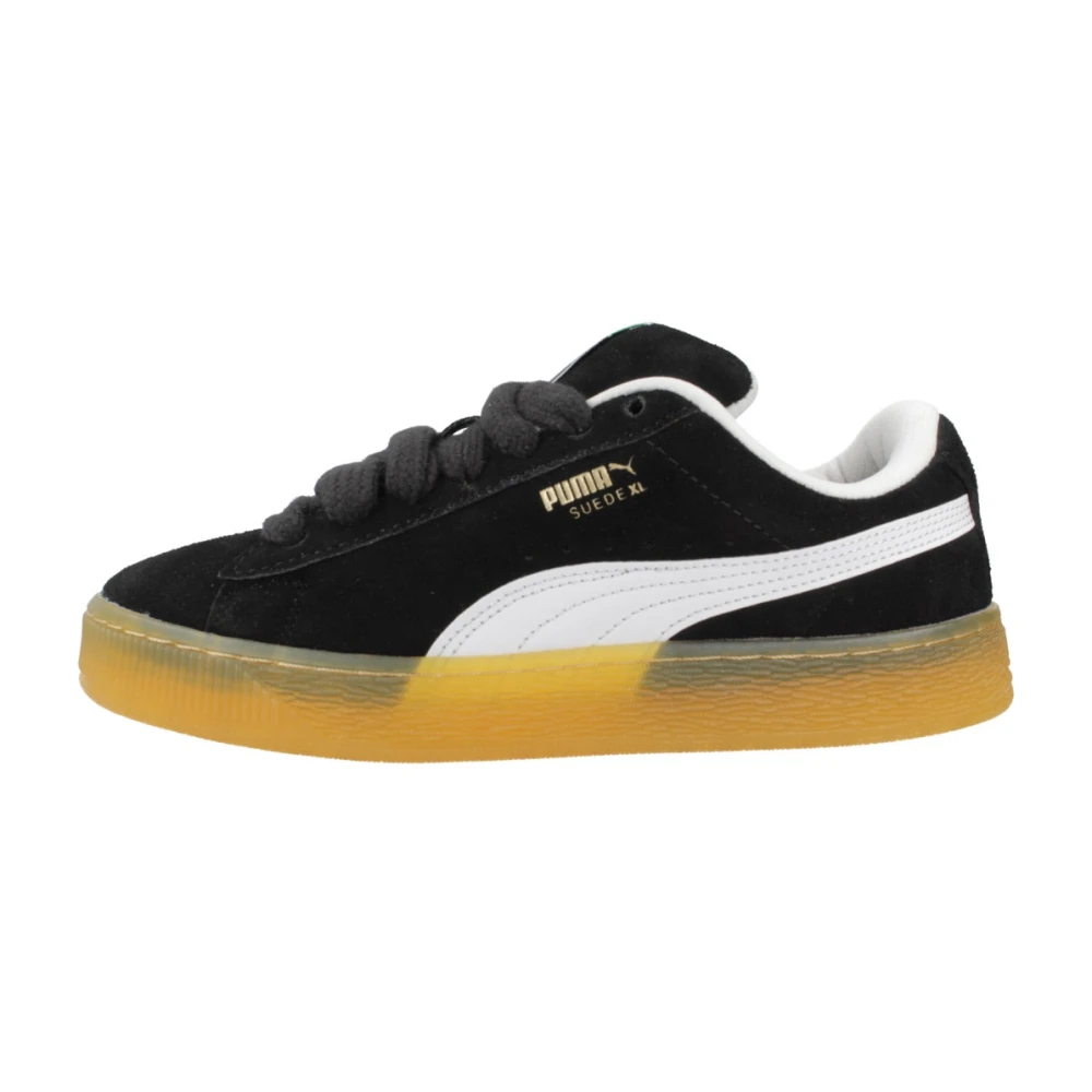 Puma Donkere Risico Suede Sneakers Dames Schoenen Zwart