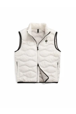 Quiltad Polyester Ärmlös Jacka