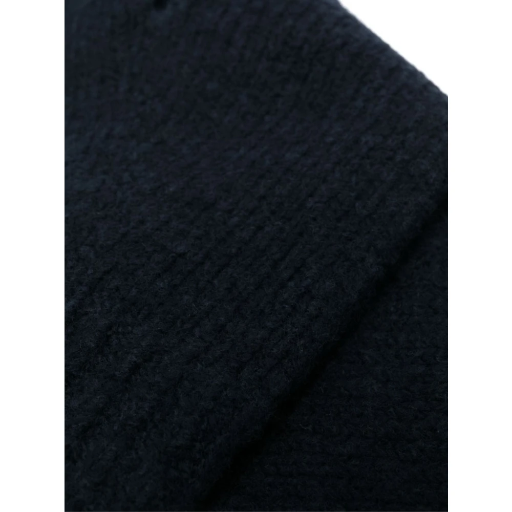 Acne Studios Navy Gebreide Wanten Handschoenen Blue Unisex