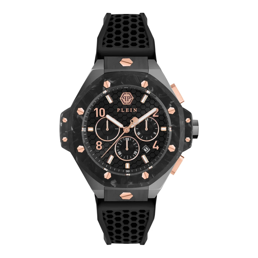 Philipp Plein Men's Black Chrono Royal Watch