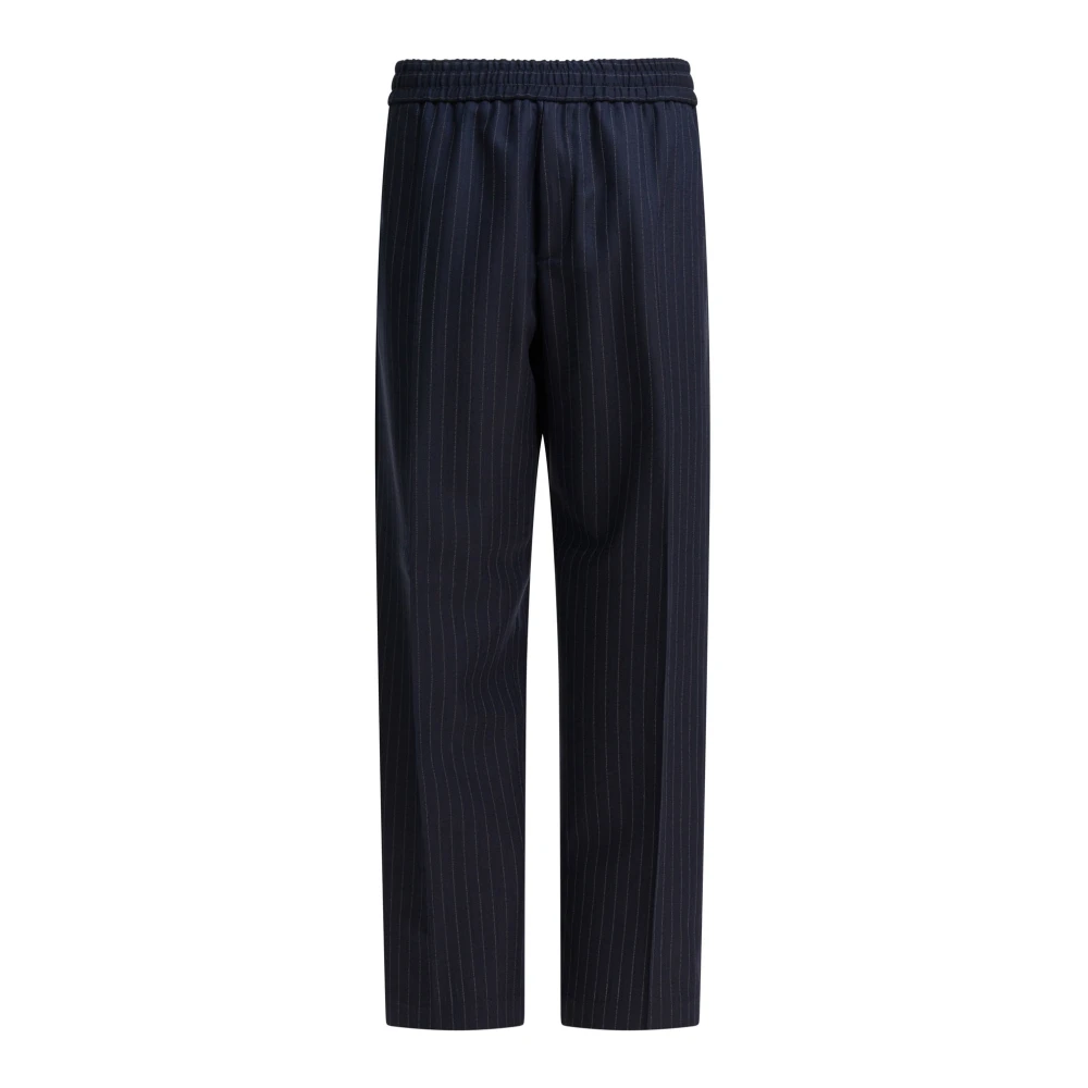Golden Goose Herren Blau E Wolljogginghose Aw25