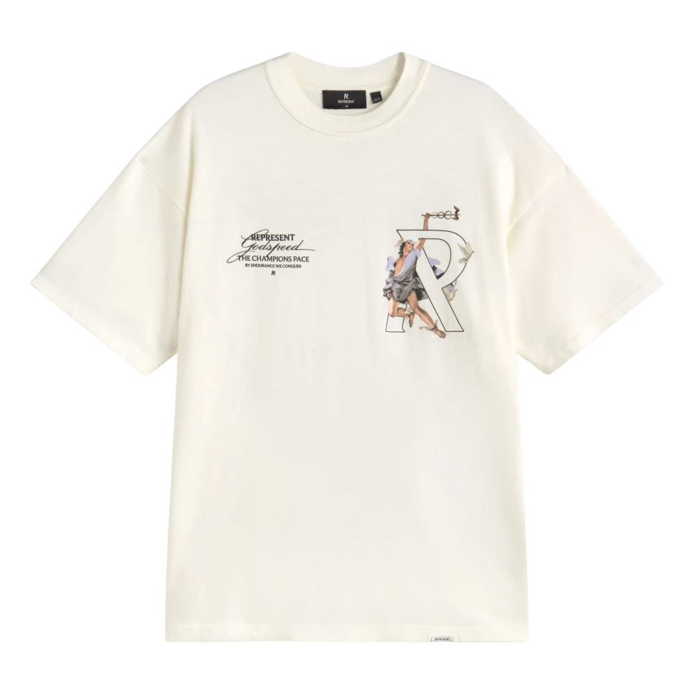 Represent Luxe Wit Katoenen T-Shirt White Heren