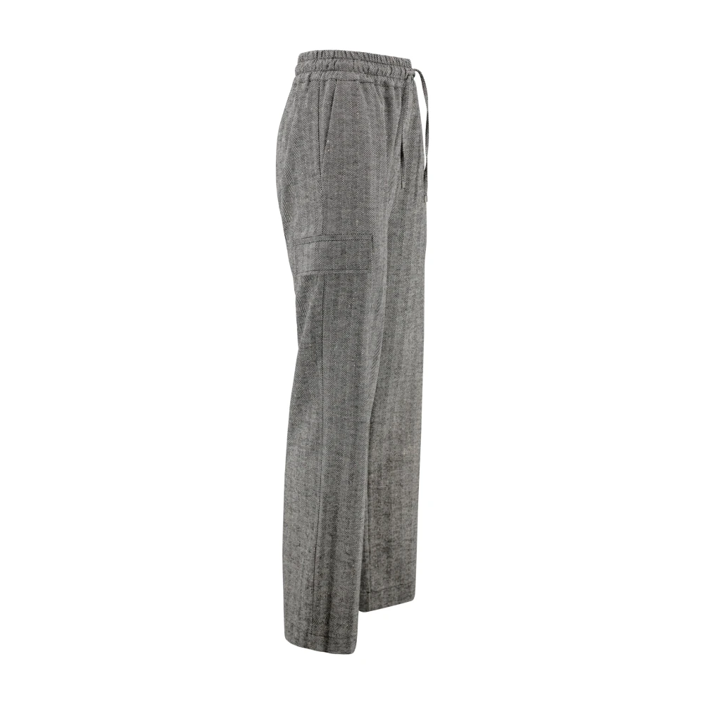 D.Exterior Elegante Broek voor Vrouwen Gray Dames