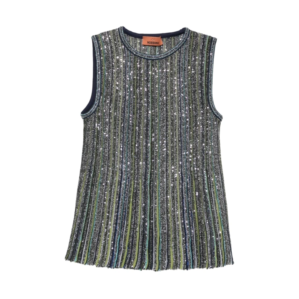Missoni Donna Verde - Top Senza Maniche - Tops - S