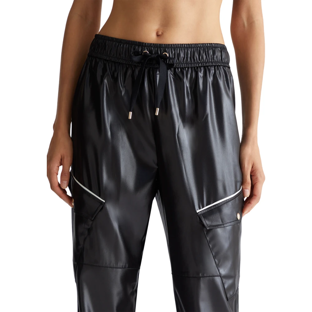 Liu Jo Zwarte Broek Stijl Tf4265 T2612 Black Dames