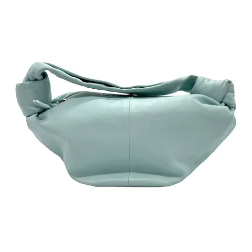 Bottega Veneta Vintage Pre-owned Leather handbags Blue Dames