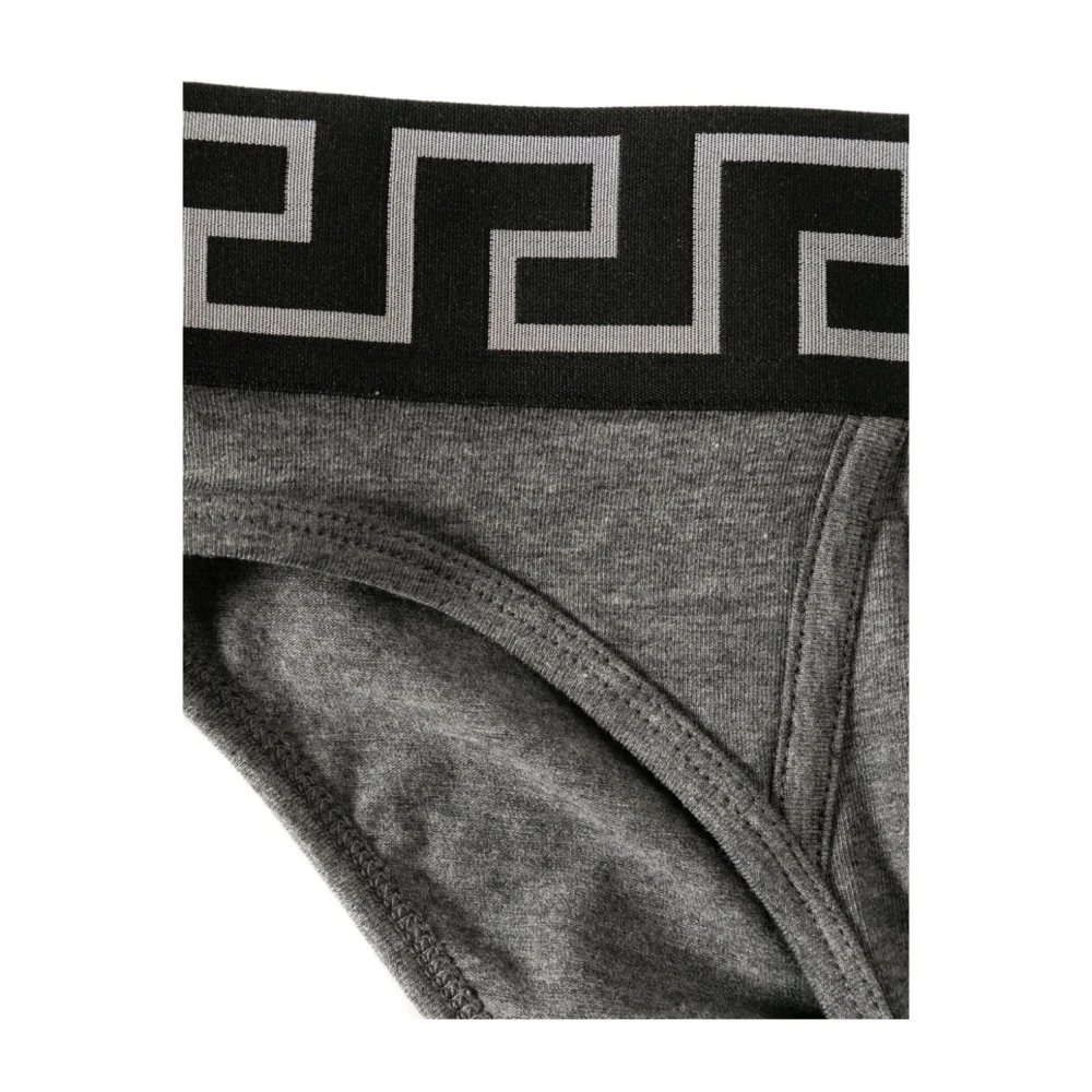 Versace Medusa Head Katoenen Ondergoed Gray Heren