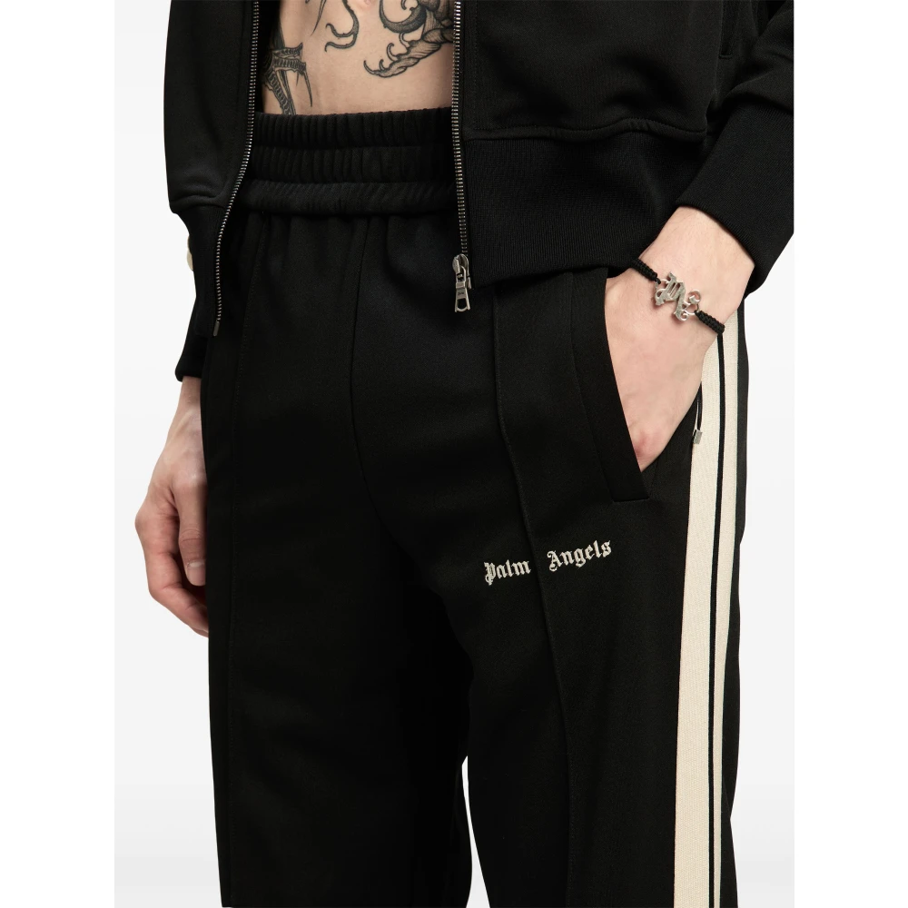 Palm Angels Zwarte Classic Logo Track Pants Black Heren