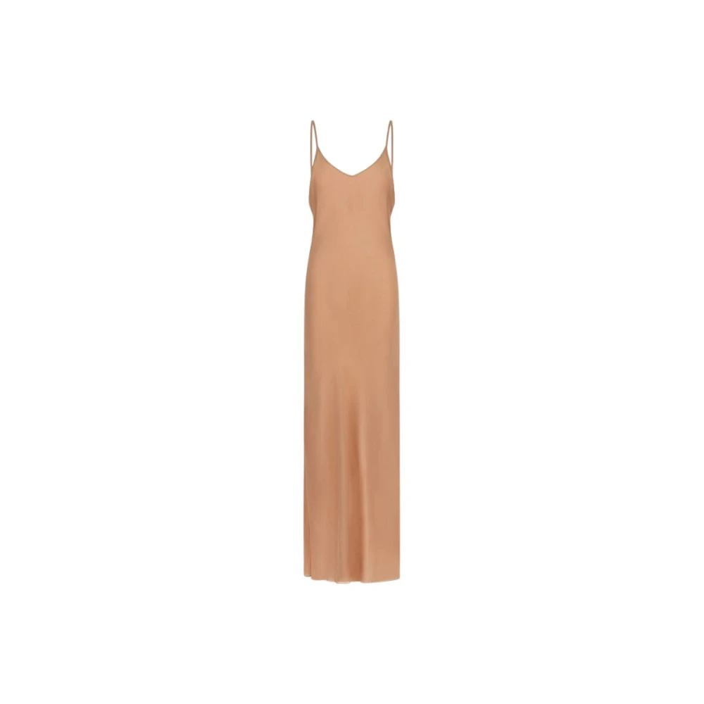 Roberto Cavalli Women's Beige/Pink Maxi Slip Dress - Image 2