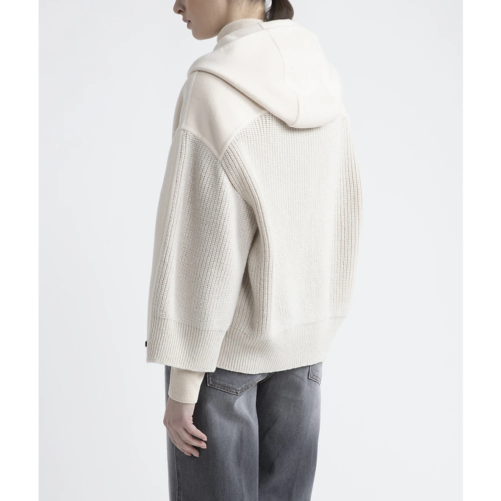 PESERICO Puurnieuwe wollen en kasjmier jas Beige Dames