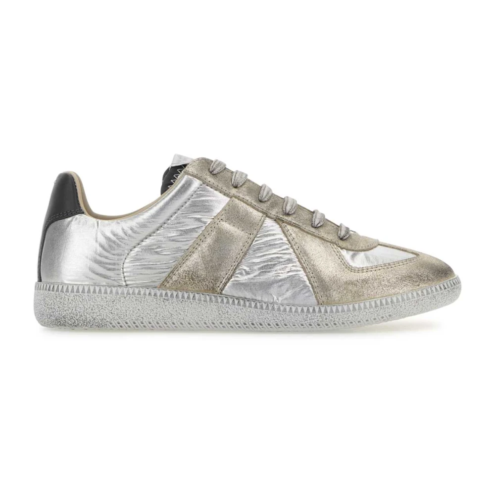 Maison Margiela Women's Multicolor Sneakers, 6 Uk, Replica Iridescent Trainers