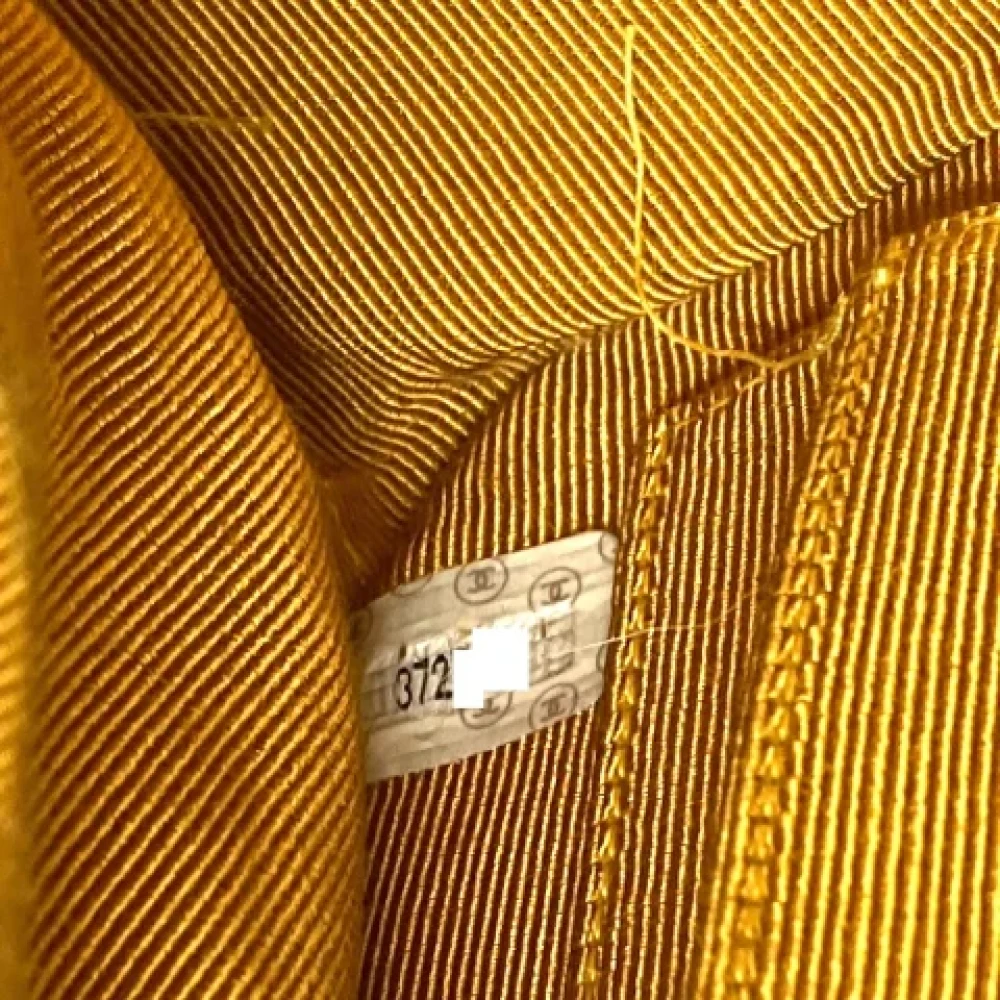 Chanel Vintage Pre-owned Fabric chanel-bags Yellow Dames