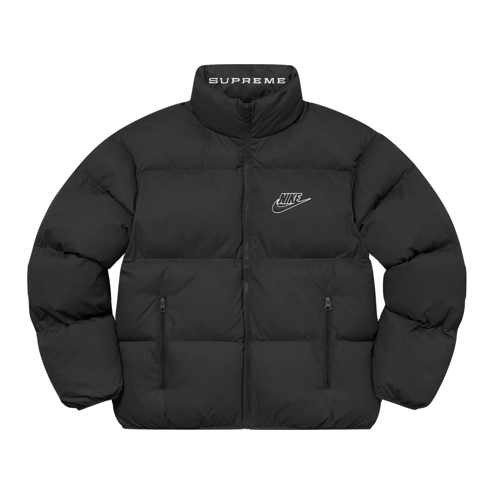 Nike Beperkte Oplage Omkeerbare Puffy Jas Zwart Black Heren
