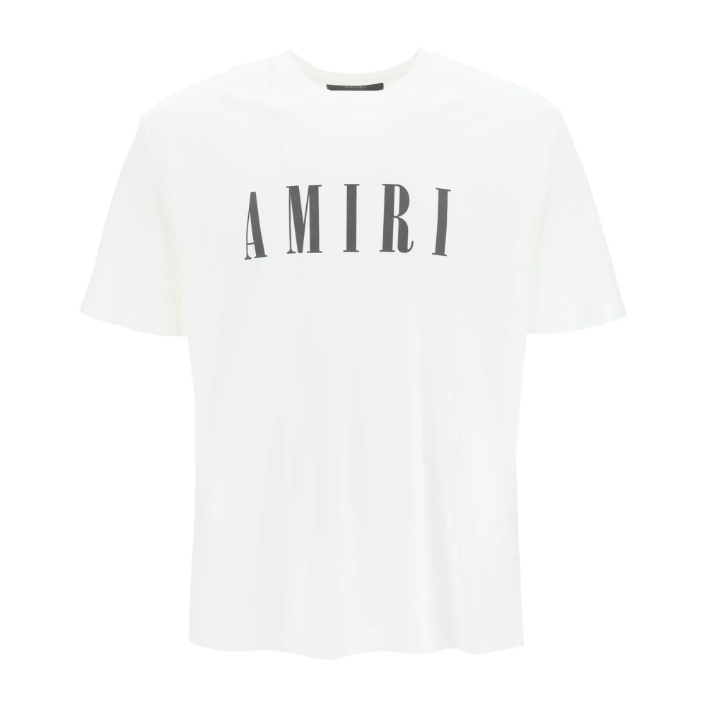 Amiri Core Logo Witte T-shirts en Polos White Heren