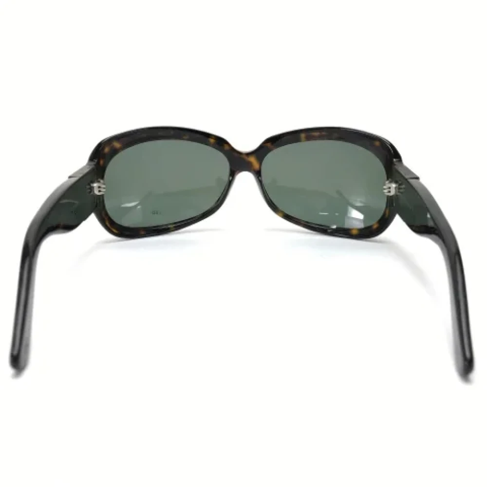 Bottega Veneta Vintage Pre-owned Fabric sunglasses Brown Dames