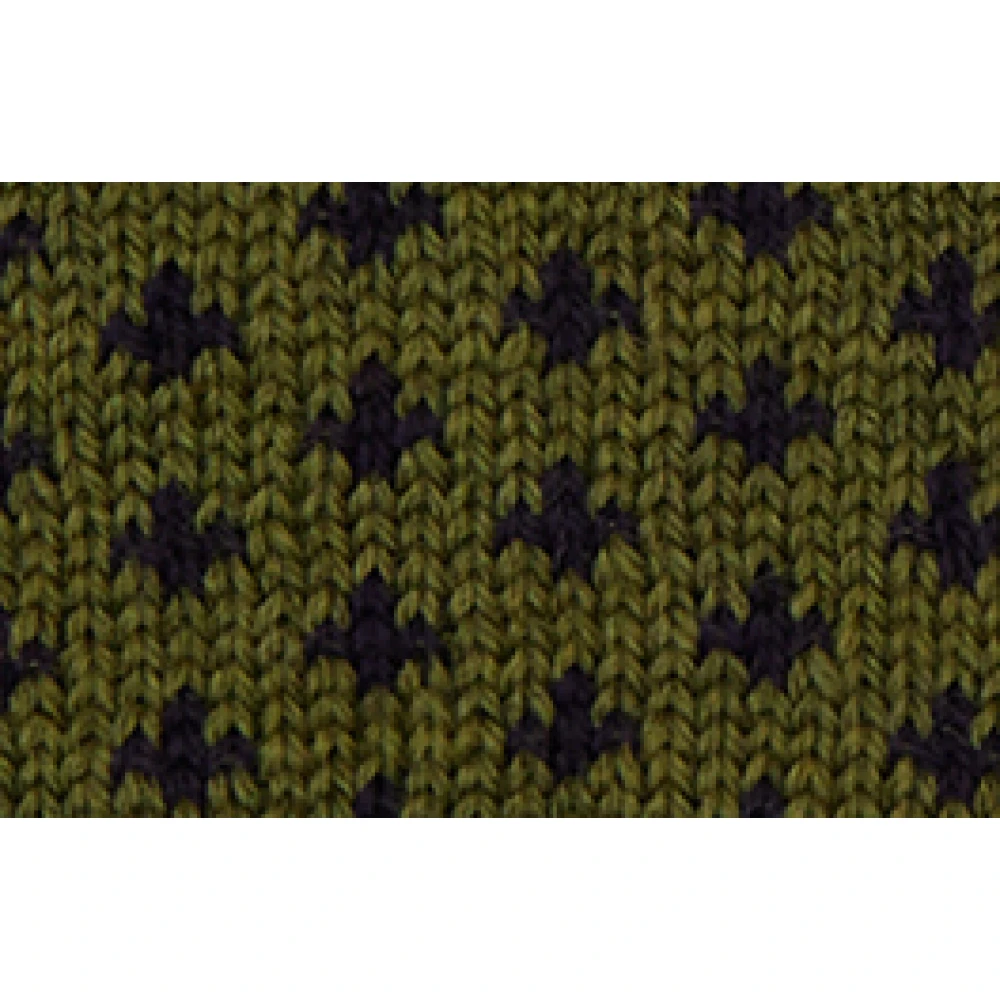 Gallo Groene wollen handschoenen met leliemotief Multicolor Heren