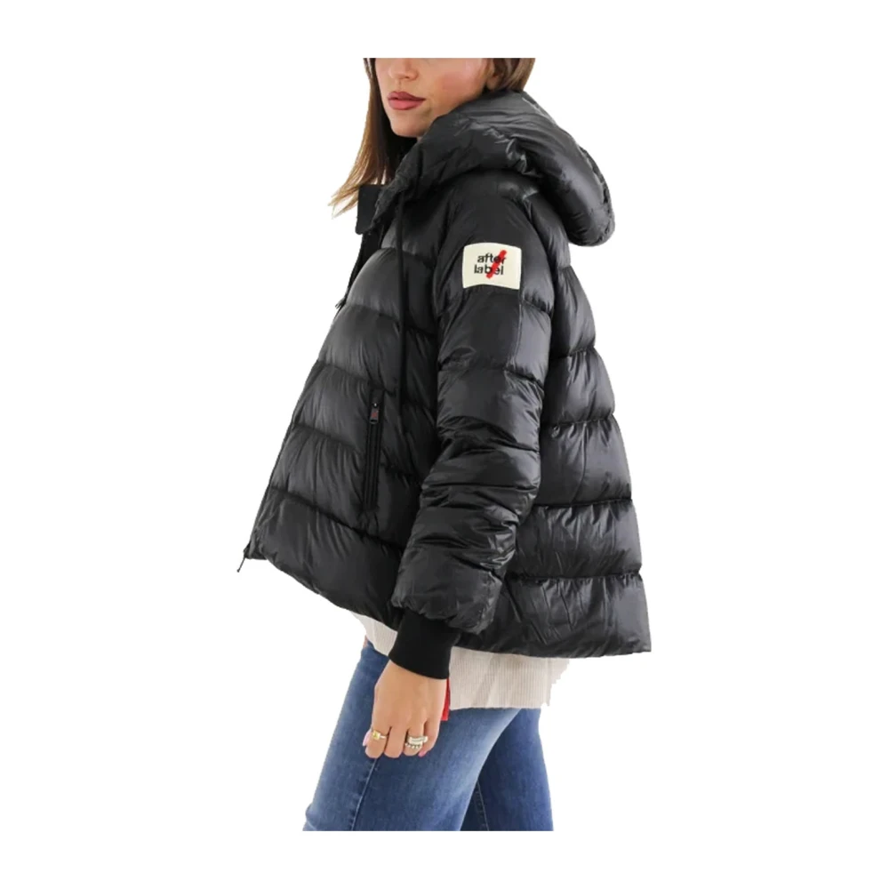 Afterlabel Lichtgewicht Nylon Parka Jas Black Dames