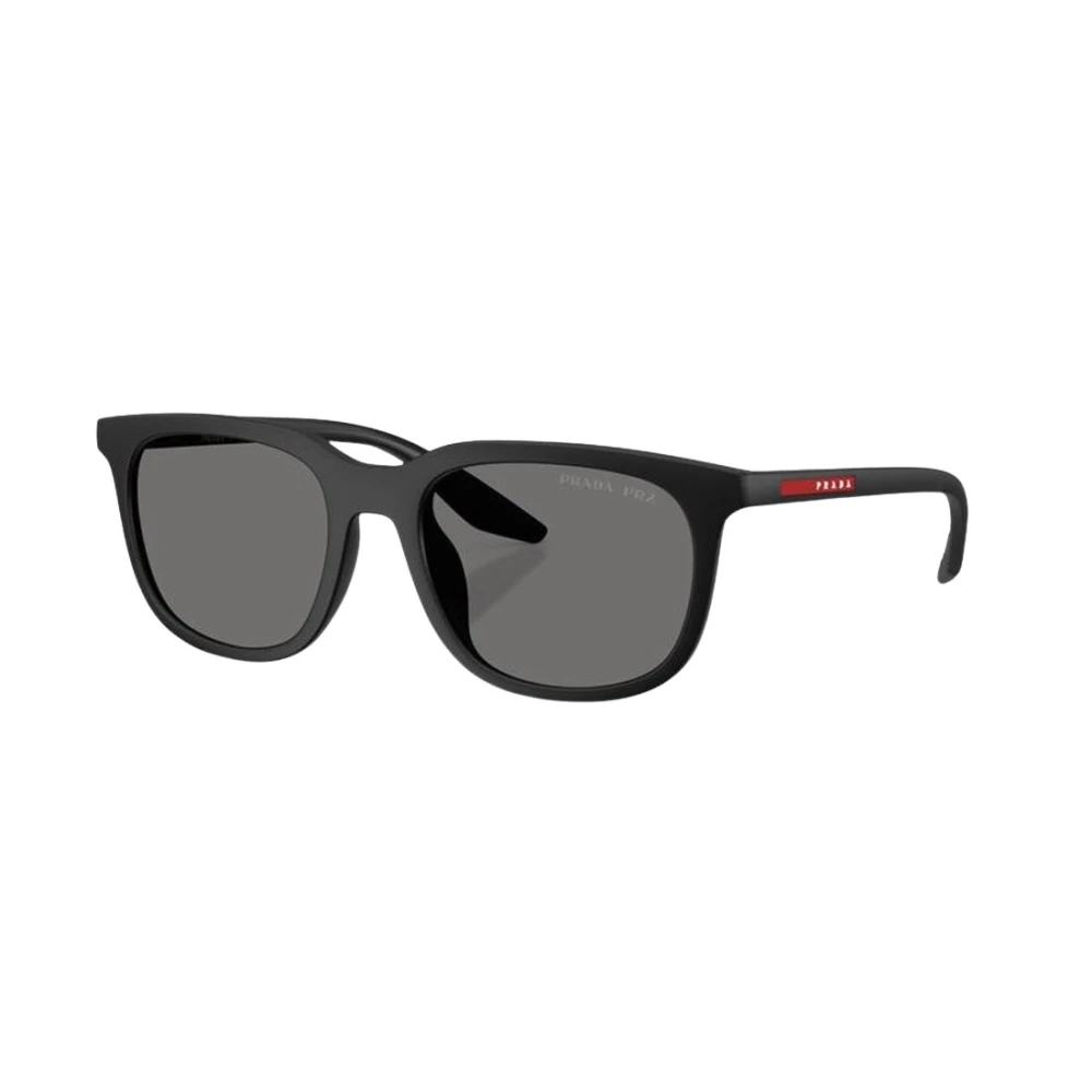 Prada Linea Rossa Black/Grey Ps B09su 1Bo02g Man Sunglasses Injected Pillow Polarized - Image 3