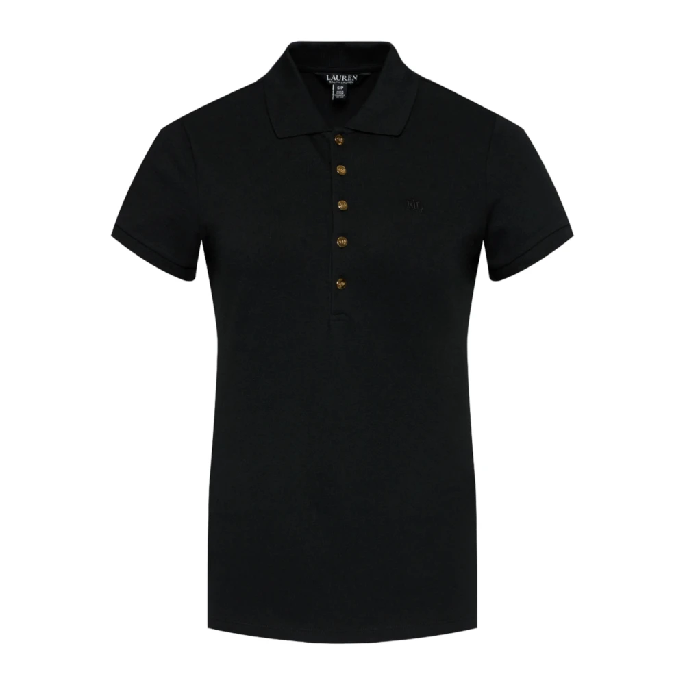 Ralph Lauren Donna Nero Top, L, New,