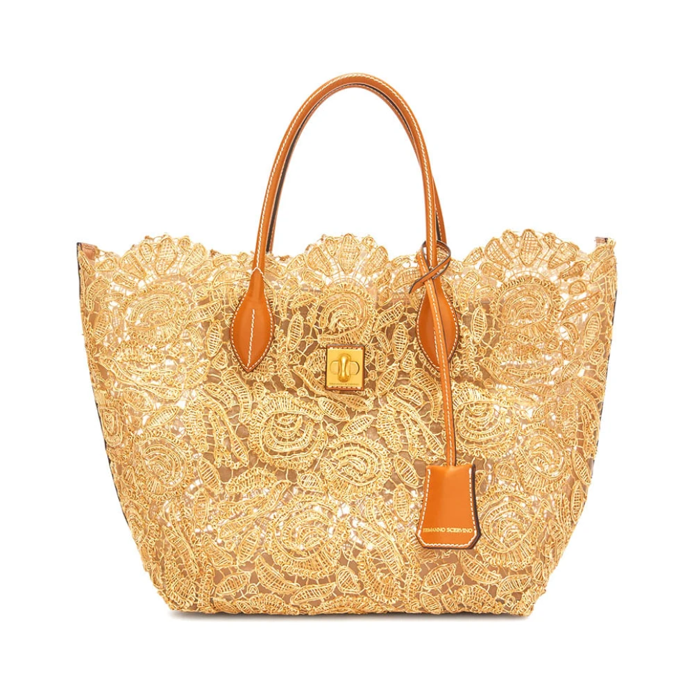 Ermanno Scervino Stijlvolle Winkel Tas Beige Dames
