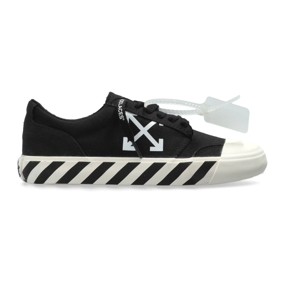 Off White Women's Black Vulcanized Undercut Trainers - Sneakers - 3 Uk - Shoes