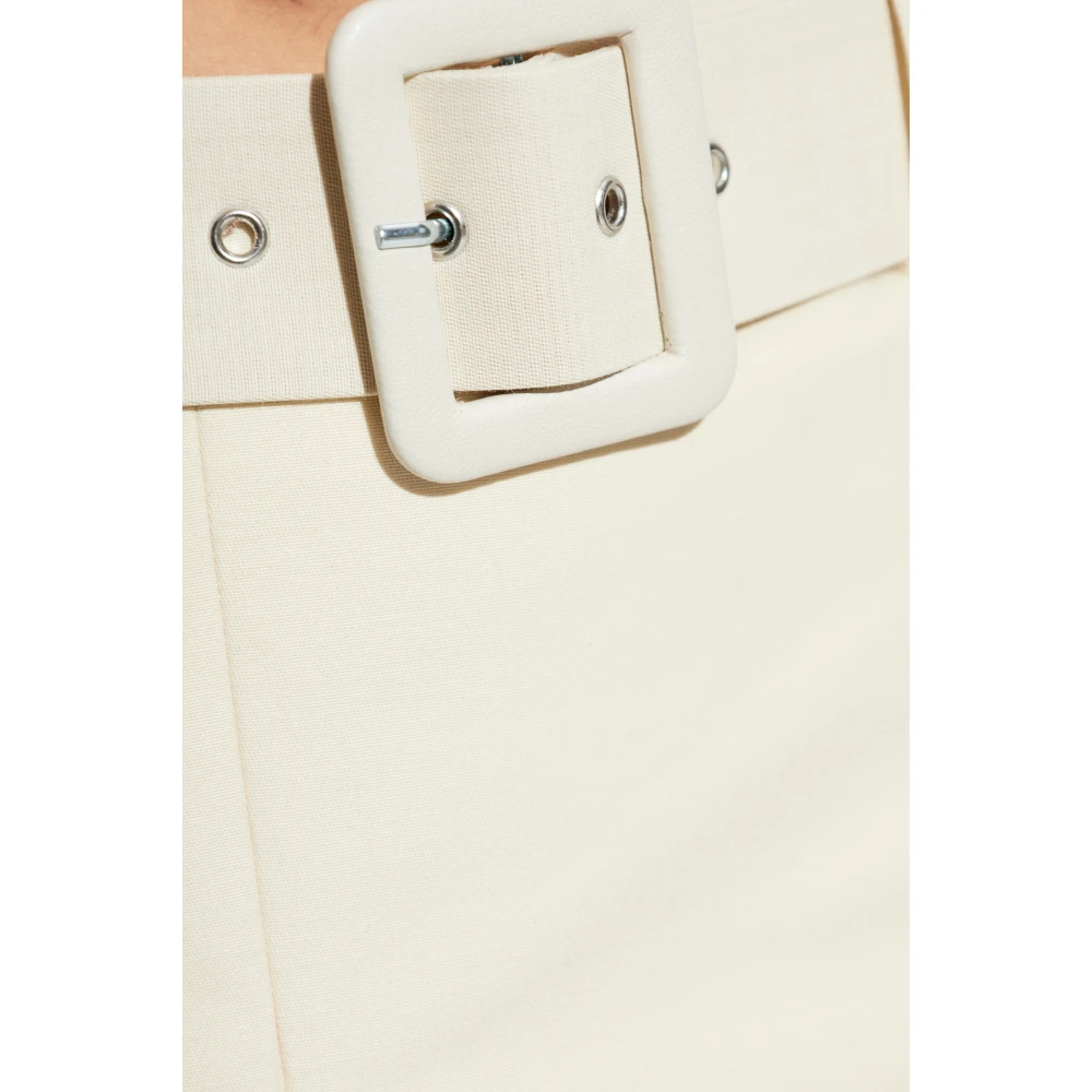 Marni Katoenen rok met riem Beige Dames