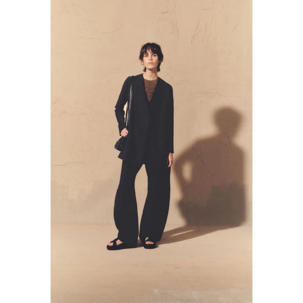 Cortana Chiara rookgrijze broek Black Dames