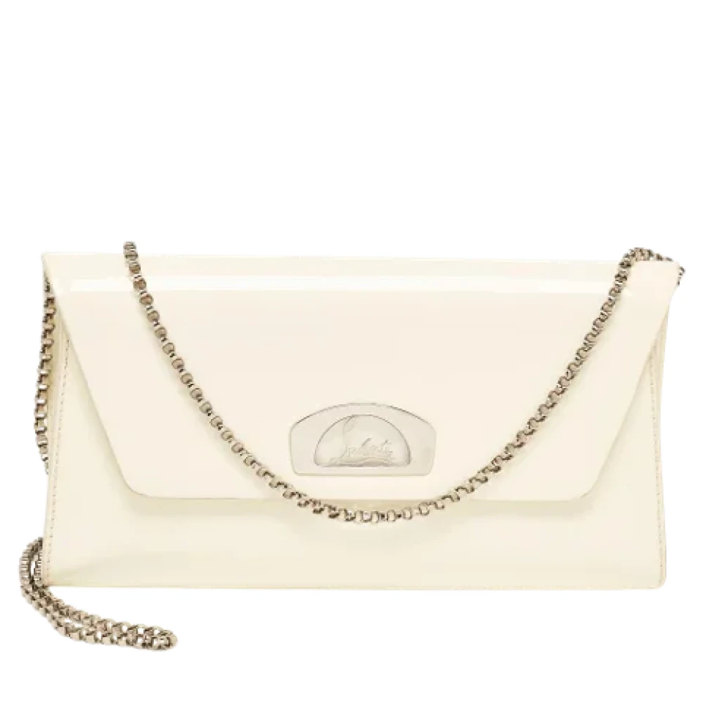 Christian Louboutin Pre-owned Leather clutches White Dames
