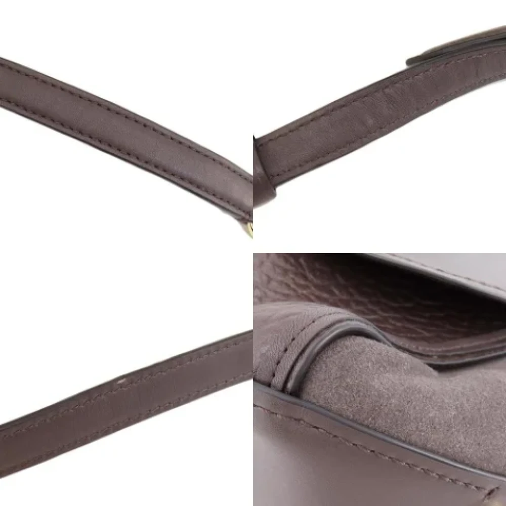 Coach Pre-owned Leather handbags Brown Dames