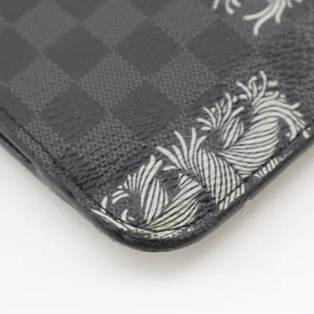 Louis Vuitton Vintage Pre-owned Canvas clutches Black Heren