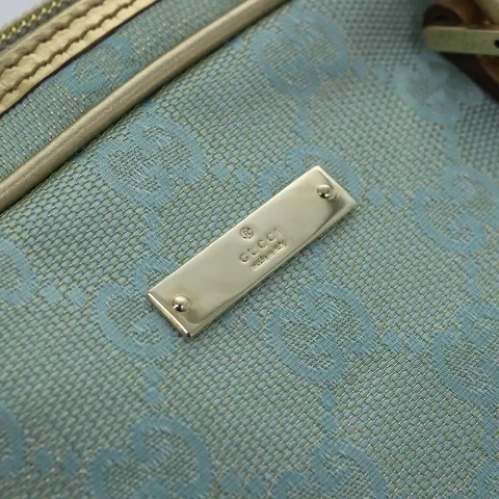 Gucci Vintage Pre-owned Canvas gucci-bags Blue Dames