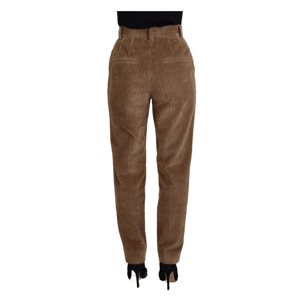 Dolce & Gabbana Slim-fit Trousers Brown Dames
