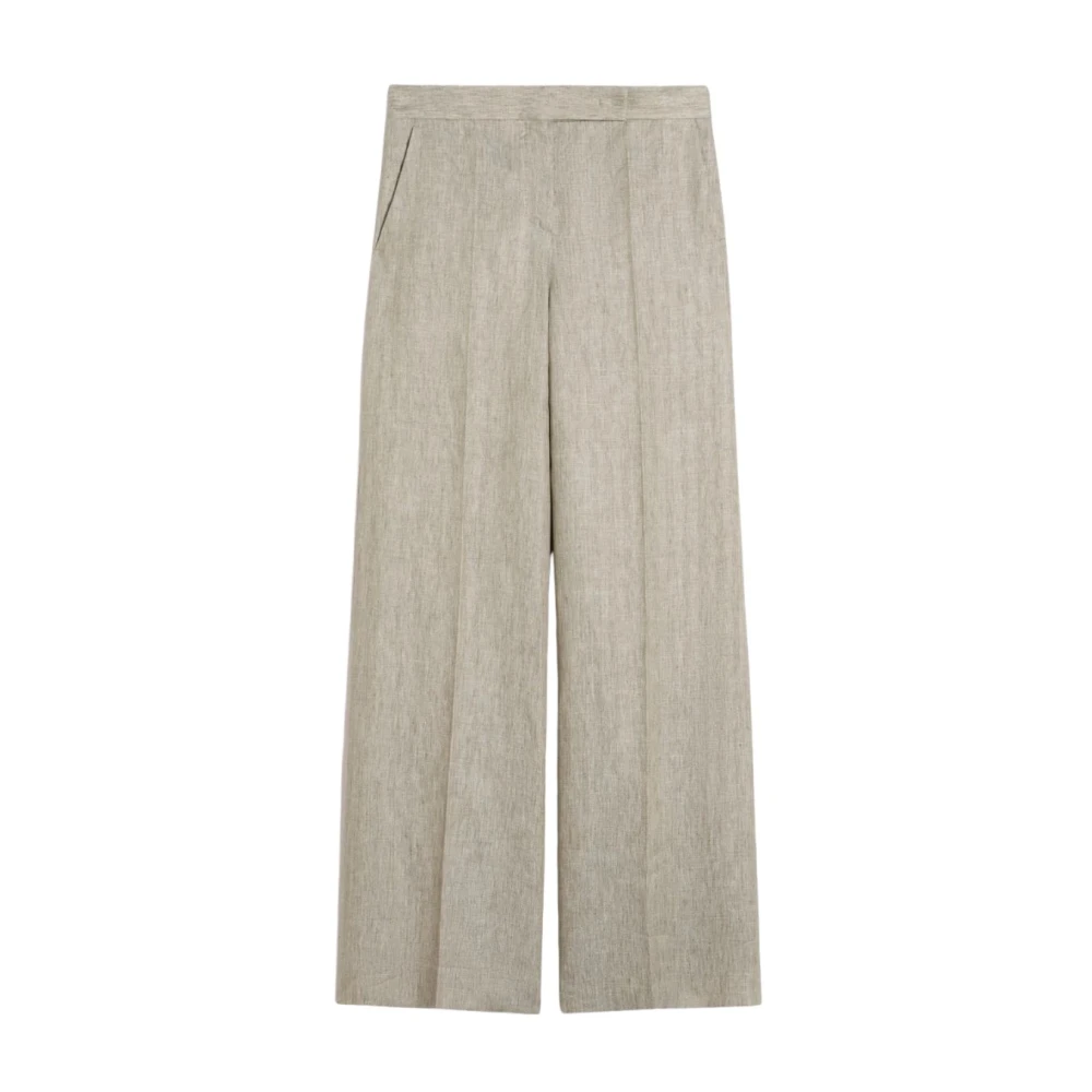 Max Mara Women's Gray Rtw... Grey - Wide Trousers - 2XS - Trousers