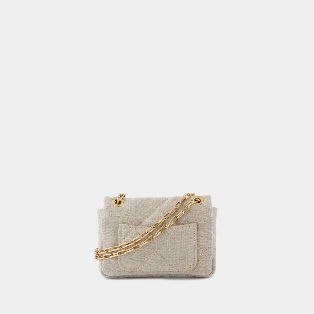 Vanessa Bruno Beige Moon Bag Linen Style Beige Dames