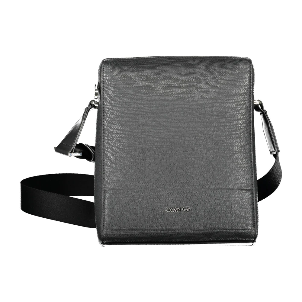 Calvin Klein Svart Herr Crossbody Väska Dragkedja Black, Herr