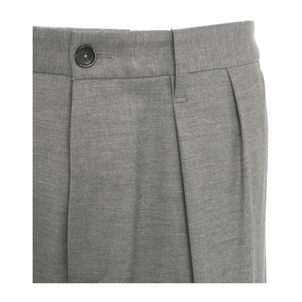 Nine In The Morning Grijze Broek Aw24 Model Hoogte 190cm Gray Heren