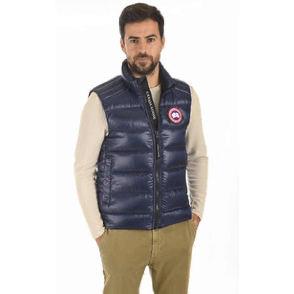 Canada Goose Navy Crofton Donsvest Blue Heren